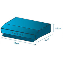 Campana Utilitaria 60 cm Inoxidable con 3 velocidades marca Mabe