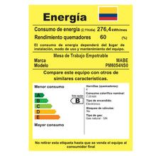 Estufa de empotrar acero Inoxidable 60X50 cm gas natural
