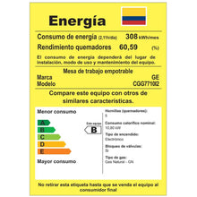 Estufa de empotrar acero Inoxidable 77X52 cm gas natural marca Mabe