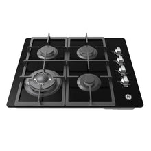 Estufa de empotrar cristal negro 58X50 cm gas natural