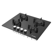 Estufa de empotrar cristal negro 58X50 cm gas natural marca Mabe