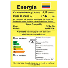 Horno a gas de 80 cm inoxidable 120 voltios con gratinador marca Mabe