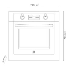 Horno a gas de 80 cm inoxidable 120 voltios con gratinador marca Mabe