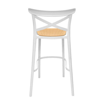 Silla Plast Barra - Blanco Beige