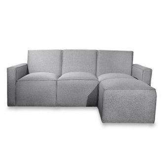 Sala Sistema Living (77x204x75) Gris Menphis