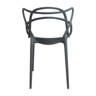 Kit por 4 Silla Solna Para Sala Comedor Jardín - Gris