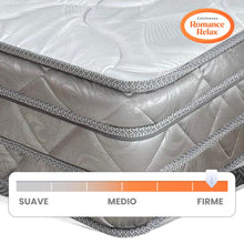 Colchón Romance Relax Dream Lite 140x190 Color Gris Claro y Blanco