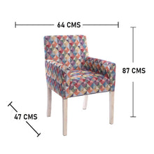 Combo Sala Colors Poltrona (88X59X55) + Banqueta Baul + Mesa de Centro Hexagonal.