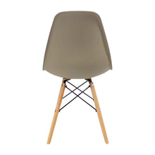 Kit por 4 sillas Eames Patas En Madera para comedor, sala, restaurante - Beige