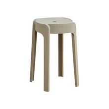 Butaco Apilable Maison, Color Gris Oscuro, Diseño Moderno X4