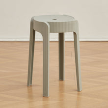 Set de 4 Butacos Apilable Maison, Color Gris Oscuro, Diseño Moderno