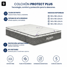 Colchón Rollpack Euro u 100X190 Sencillo, Tela Lavanda