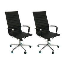Kit Por 2 Silla Para Oficina Escritorio Presidencial OR -3301 Alta Negra