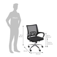 Silla para Oficina Escritorio - OR-3310 Negra