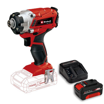 Atornillador Impacto 1/4" Inalámbrico 18V 140 Nm Incluye 1 Batería 4.0 Ah Y Cargador