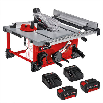 Sierra de Mesa 10" Inalámbrica 36 V 3800 Rpm Incluye 2 Baterías 4.0 Ah Y 2 Cargadores