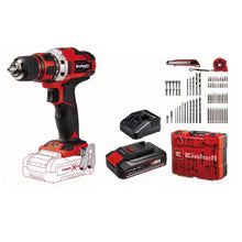 Taladro de Rotación 1/2" Inalámbrico 18V 40 Nm Incluye 1 Batería 2.5Ah Cargador, Estuche 69 Piezas.