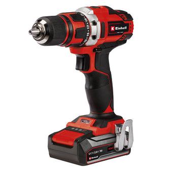 Taladro de Rotación 1/2" Inalámbrico 18V 40 Nm Incluye 1 Batería 2.5Ah Cargador, Estuche 69 Piezas.