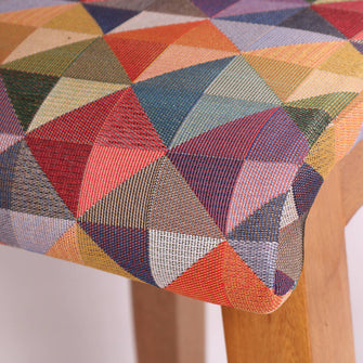 Silla Bar Madera 85x32x44.5cm Tapizada Colors