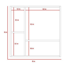 Gabinete de Baño Piero, Wengue, con Espejo Biselado de Buen Tamaño y Varios Entrepaños X2