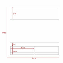 Mueble Multiusos Ravena, Miel, con Espacio Para Televisor de Hasta 60 Pulgadas