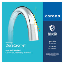 Grifería Lavamanos Corona Monocontrol Cascade Alta Cromo RTA