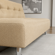 Sofá Cama Mauro Tela, Color Beige