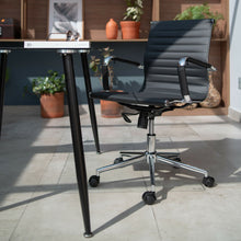 Kit Por 2 Silla Para Oficina Escritorio Gerencial OR -3301 Baja Negra