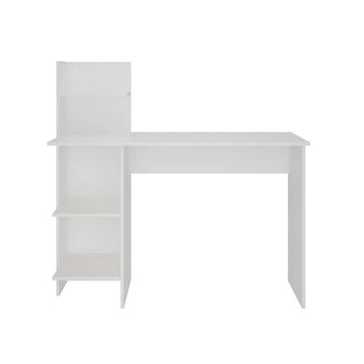 Escritorio-Biblioteca Moderno King 120x120x45cm Blanco