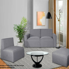 Sala Sistema Living (77x204x75) Gris Menphis