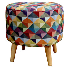 Combo de Entretenimiento Mesa TV Eco Plus (50x150x30) Blanco Fresno + Puff Redondo Colors