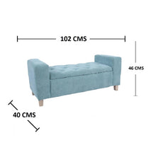 Combo sala Sofa (66x163x64) + Puff + Banqueta Baúl Verde Menta + Mesa de Centro