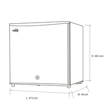 Minibar Kalley Frost Una Puerta 43 Litros K-Mb43G, Color Gris