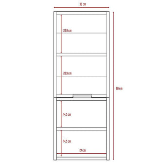 Gabinete de Baño Ciro, Blanco, con Amplio Espacio Para Guardar Objetos de Aseo Persona X2