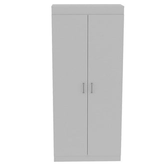 Alacena Multiusos Varese, Blanco, Posee Un Estante Adicional En La Puerta y Cuatro Entrepaños