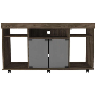Mesa Para Tv Vermon, Chocolate, con Espacio Para Televisor de 50 Pulgadas