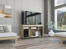 Mesa Para Tv Vermon, Café Claro, con Espacio Para Televisor de 50 Pulgadas