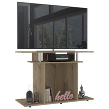 Mesa Para Tv Lisboa, Café Claro, con Espacio Para Televisor de Hasta 40 Pulgadas