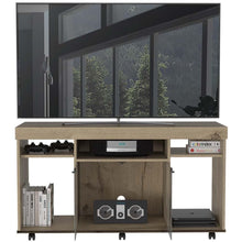 Mesa Para Tv Vermon, Café Claro, con Espacio Para Televisor de 50 Pulgadas