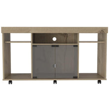 Mesa Para Tv Vermon, Café Claro, con Espacio Para Televisor de 50 Pulgadas