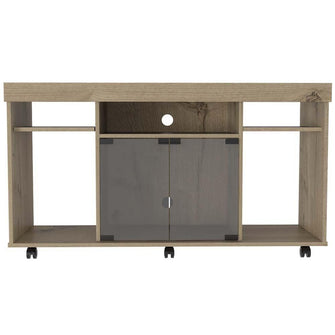 Mesa Para Tv Vermon, Café Claro, con Espacio Para Televisor de 50 Pulgadas