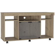 Mesa Para Tv Boreal, Café Claro, con Espacio Para Televisor de 50 Pulgadas