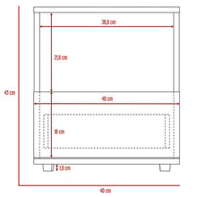 Combo Para Habitación Tenesis, Incluye Cama - Colchón - Dos Mesas de Noche y Repisa