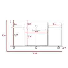 Mesa Para Tv Velmonte, Beige, con Espacio Para Televisor de Hasta 46 Pulgadas