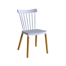 Comedor Redondo 74.5x80x80cm Vienes + 2 Sillas Guam Blancas