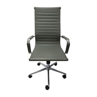 Silla Oficina Esterilla Alta - Gris