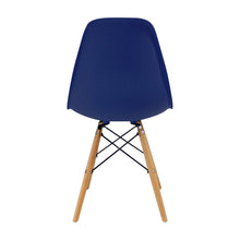 Silla DKR Tipo Eames para comedor - Azul oceano
