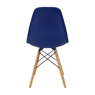 Silla DKR Tipo Eames para comedor - Azul oceano