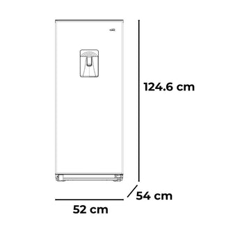 Nevera Kalley Frost Una Puerta 187 Litros K-N187L2, Color Gris