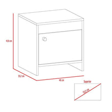 Combo para Habitación Adara, incluye Mesa de Noche y Mesa Flotante de TV